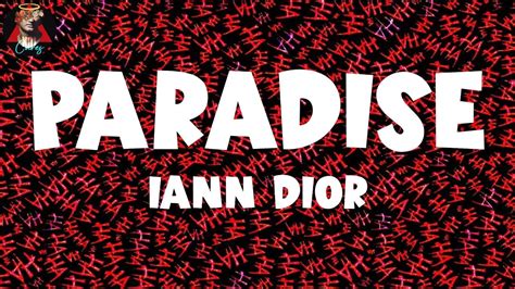 iann dior – Paradise Lyrics 